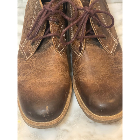Bed Stu Men’s Leather Chukka Boots Brown Size 9 Distressed Lace Up Casual - Picture 4 of 9